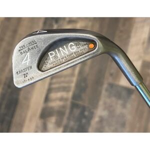 PING Karsten IV Single 4 Iron Orange Dot ZZ Lite Steel Shaft RH New Grip